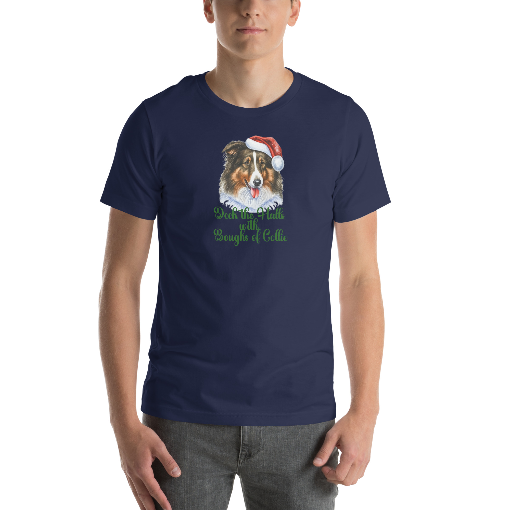 Deck the Halls with Boughs of Collie Tee - Image 9