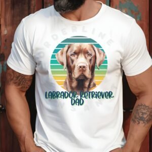 Chocolate Lab Dad Tee
