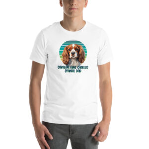 Cavalier King Charles Spaniel Dad Tee